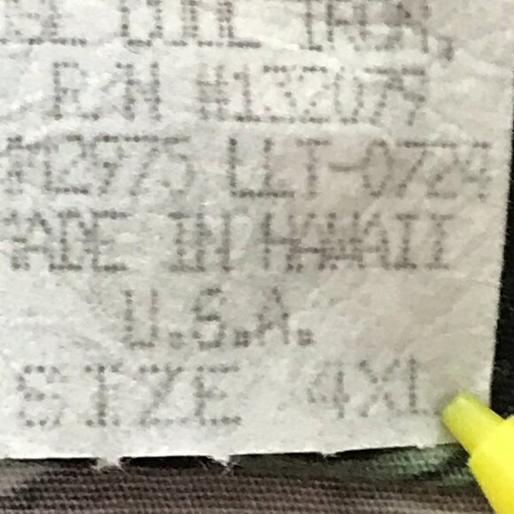 Bishop Street Hawaiian Shirt Men 4XL Green Floral Button Up Pocket Short Sleeve - Picture 4 of 11